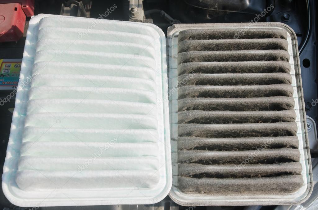Risultati immagini per filtro aria auto pulito sporco